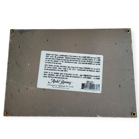 Vintage **Antique Metal Sign** Fairy Soap Collectible - Picture 2 of 4